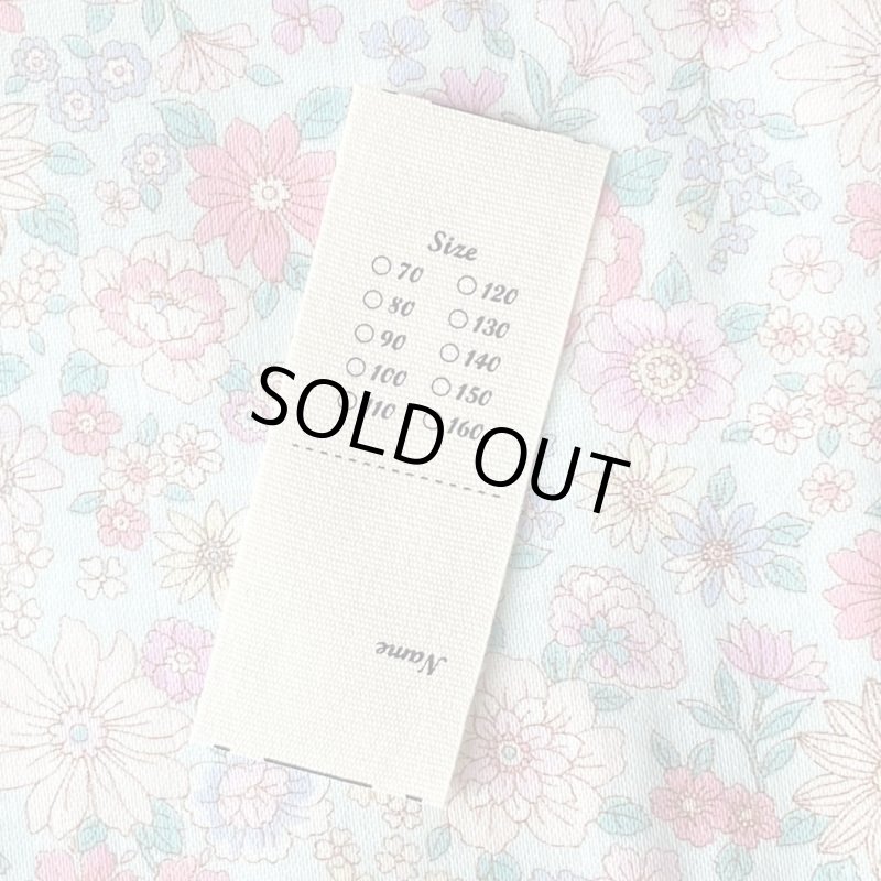 画像2: ばら 名前＆サイズタグ 30mm- 丸（黒） (2)