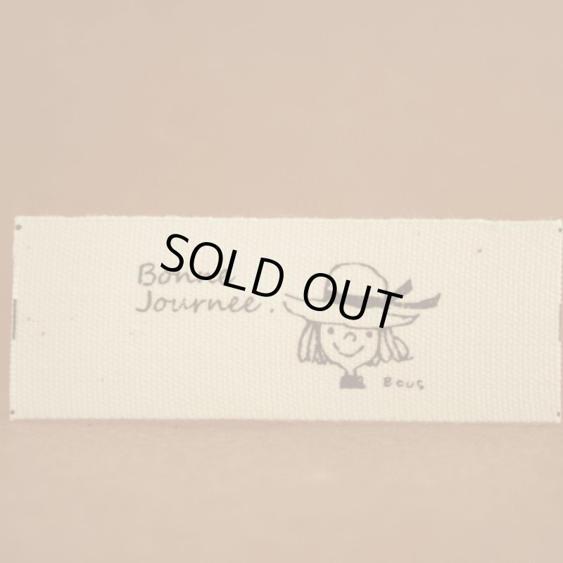 画像1: ばら綿平織25mm横-bous帽子の女の子 (1)