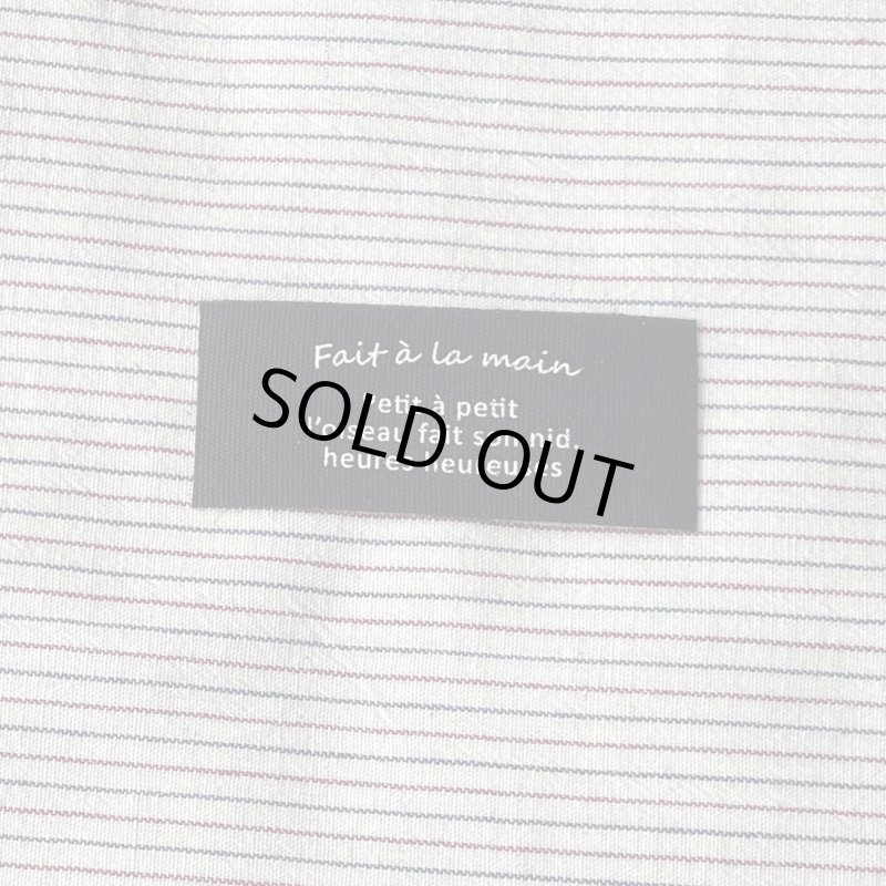 画像3: 布タグお試しセット-綿平織ロゴタグ（黒）２０枚セット (3)