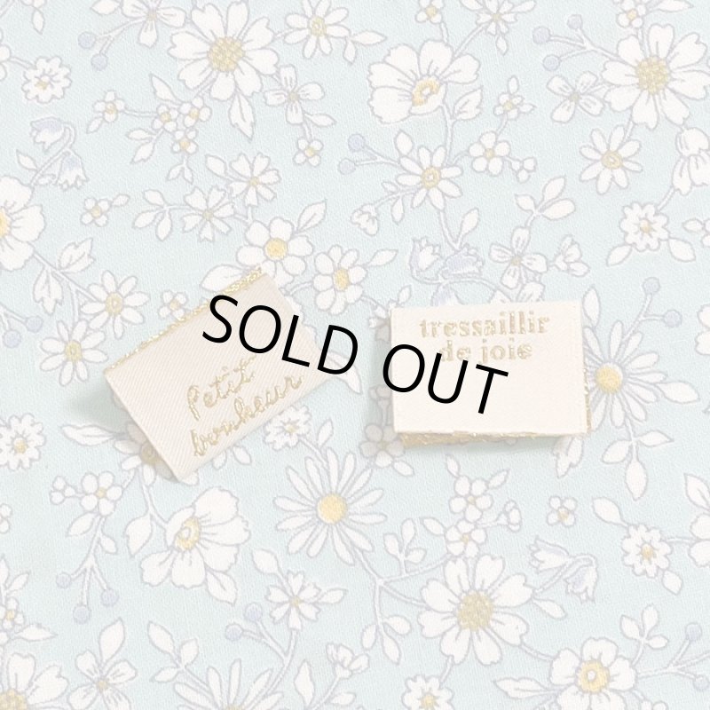 画像1: ばら挟みタグ‐小さな幸せ（オフホワイト） (1)