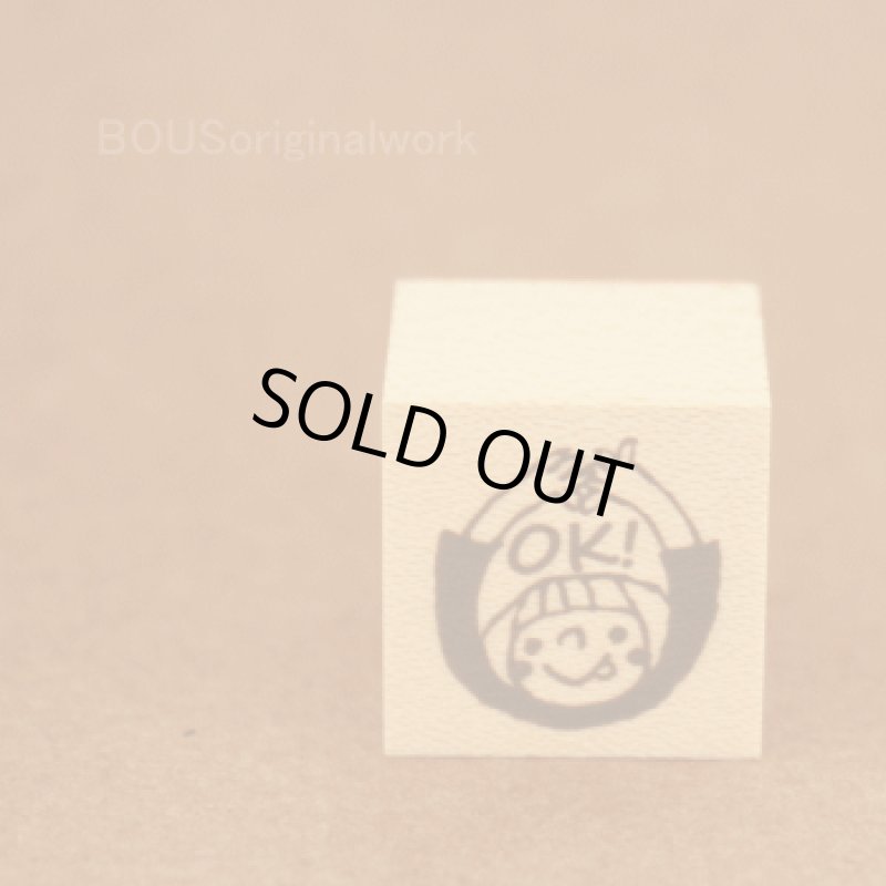 画像1: BOUSスタンプ-O.K！*女の子。 (1)