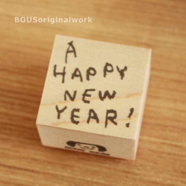 BOUSスタンプ 2023年新作 BOUSスタンプ-A HAPPY NEW YEAR!クレヨン - ハンドメイド用タグのお店