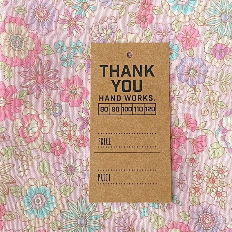 画像2: クラフト紙プライスタグ(値札)20枚 子供サイズ表記 (2)