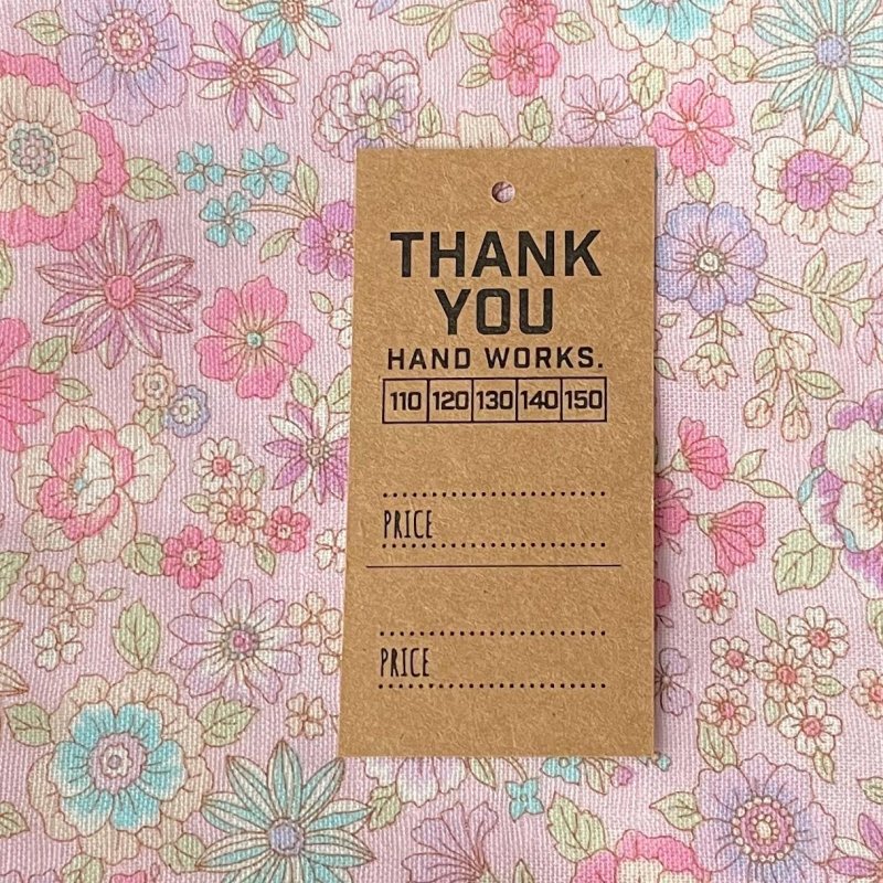 画像3: クラフト紙プライスタグ(値札)20枚 子供サイズ表記 (3)