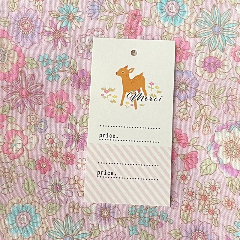 画像2: プライスタグ(値札)20枚 バンビ (2)