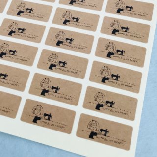 ⭕️在庫あり⭕️ハンドメイドシール「各48枚」 se-label_139