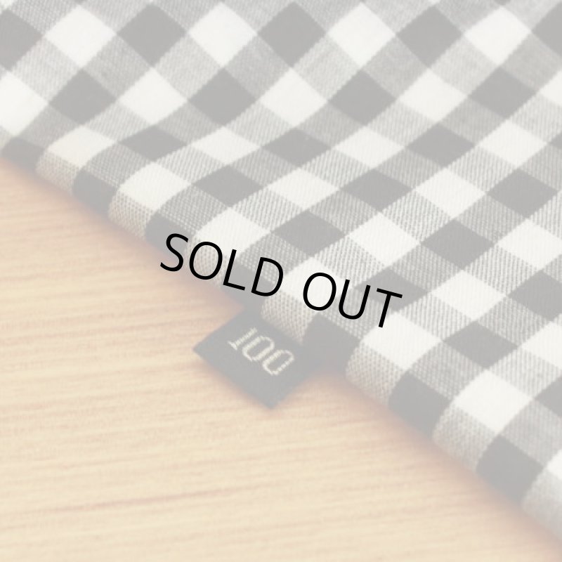 画像1: サイズタグ30枚セット（黒地）-100 (1)