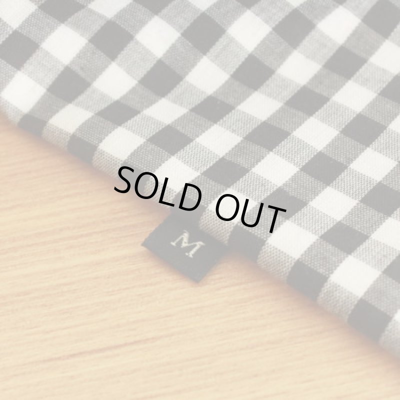 画像1: サイズタグ30枚セット（黒地）-M (1)